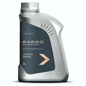 Моторное масло Exeed 5W-40, 4 л, синтетика