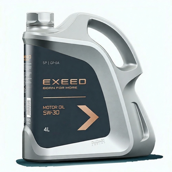 Моторное масло Exeed 5W-30, 5W-30, 4 л, синтетика