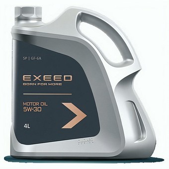 Моторное масло Exeed 5W-30, 5W-30, 4 л, синтетика
