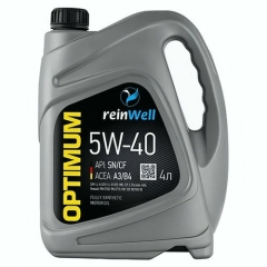 Моторное масло ReinWell A3/B4, 5W-40, 4 л, синтетика