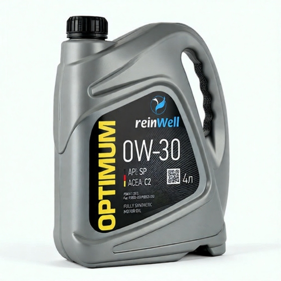 Моторное масло ReinWell C2, 0W-30, 4 л, синтетика