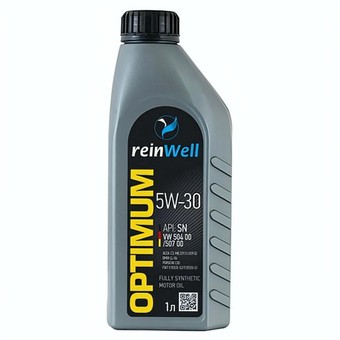 Моторное масло ReinWell 504/507, 5W-30, 1 л, синтетика