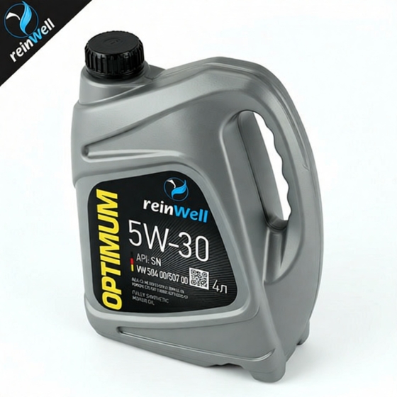 Моторное масло ReinWell 504/507, 5W-30, 4 л, синтетика