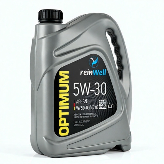 Моторное масло ReinWell 504/507, 5W-30, 4 л, синтетика