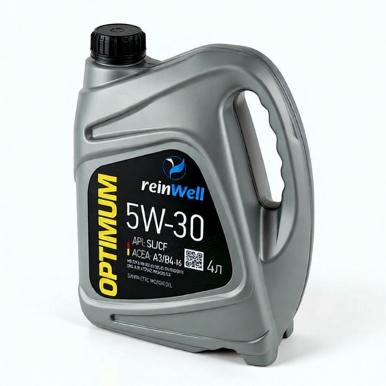 Моторное масло ReinWell A3/B4, 5W-30, 4 л, синтетика