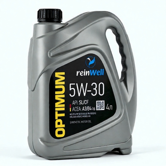 Моторное масло ReinWell A3/B4, 5W-30, 4 л, синтетика