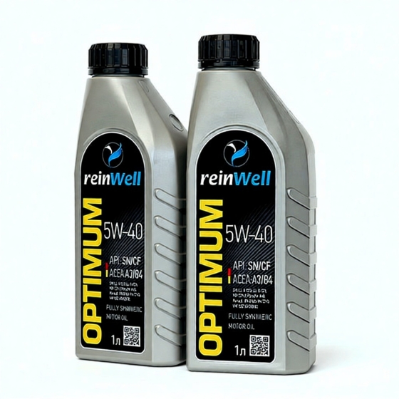 Моторное масло ReinWell A3/B4, 5W-40, 1 л, синтетика