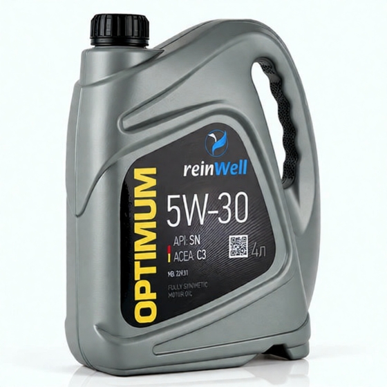 Моторное масло ReinWell 4946, 5W-30, 4 л, синтетика