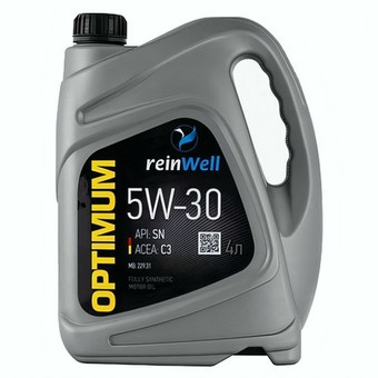 Моторное масло ReinWell 4946, 5W-30, 4 л, синтетика