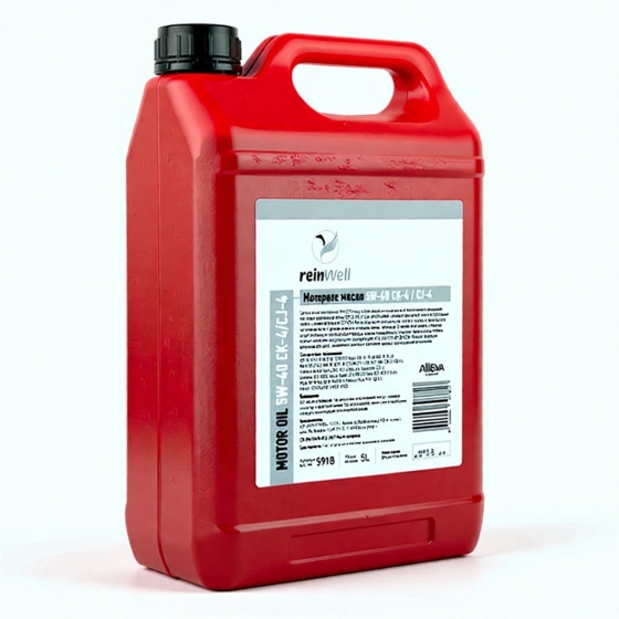 Грузовое масло ReinWell POWER P8 LE, 5W-40, 5 л, синтетика