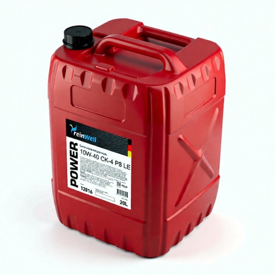 Грузовое масло ReinWell POWER P8 LE, 5W-40, 20 л, синтетика