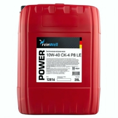 Грузовое масло ReinWell POWER P8 LE, 5W-40, 20 л, синтетика