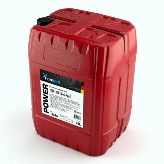Грузовое масло ReinWell POWER P6, 10W-40, 20 л, полусинтетика