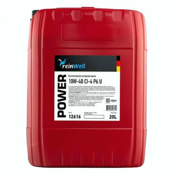 Грузовое масло ReinWell POWER P6, 10W-40, 20 л, полусинтетика