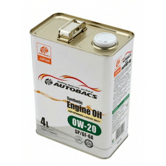 Моторное масло Autobacs Engine Oil Synthetic 0W-20 SP, 1 л, синтетика