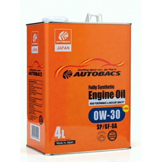 Моторное масло Autobacs Engine Oil Fully Synthetic 0W-30 SP, 1 л, синтетика