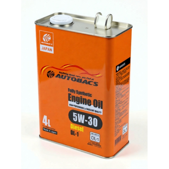 Моторное масло Autobacs Fully Synthetic Diesel 5W-30 DL-1, 1 л, синтетика
