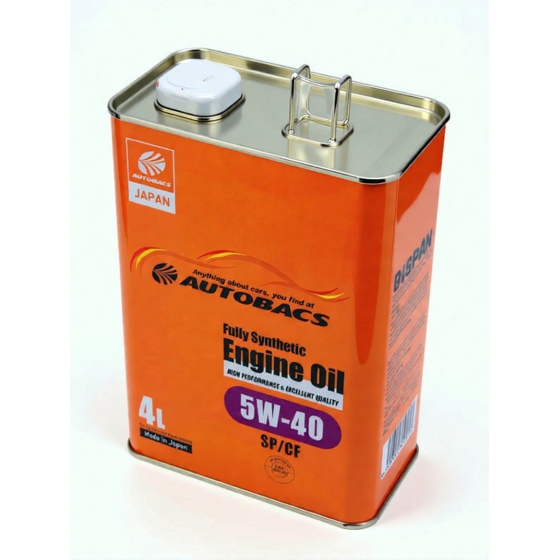 Моторное масло Autobacs Engine Oil Fully Synthetic 5W-40 SP, 1 л, синтетика