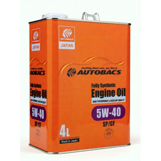 Моторное масло Autobacs Engine Oil Fully Synthetic 5W-40 SP, 1 л, синтетика