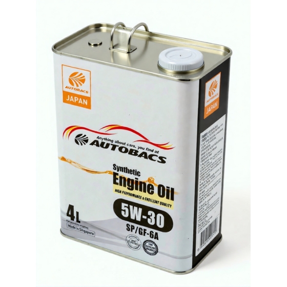 Моторное масло Autobacs Engine Oil Synthetic 5W-30 SP, 4 л, синтетика
