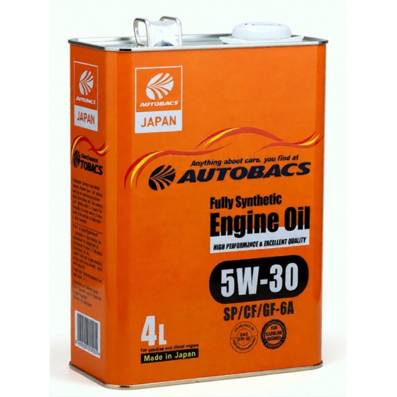 Моторное масло Autobacs Engine Oil Fully Synthetic 5W-30 SP, 1 л, синтетика