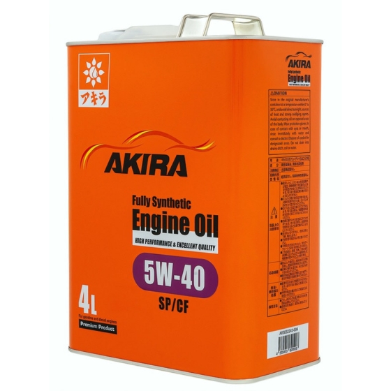Моторное масло AKIRA Engine Oil FS 5W-40, 4 л, синтетика