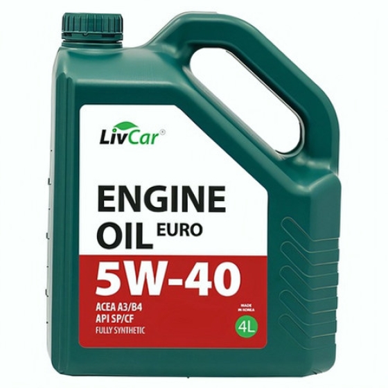 Моторное масло Livcar Engine Oil, 5W-40, 4 л, синтетика