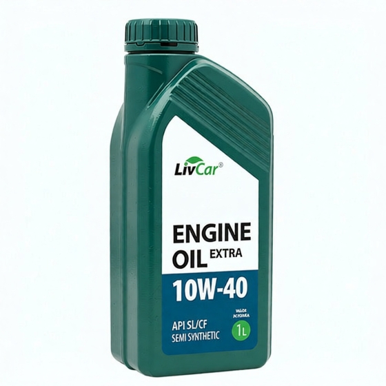 Моторное масло Livcar Engine Oil Extra, 10W-40, 1 л, полусинтетика