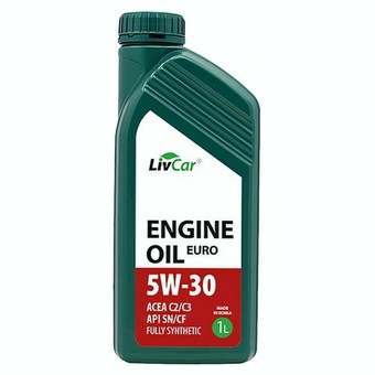 Моторное масло Livcar Engine Oil, 5W-30, 1 л, синтетика