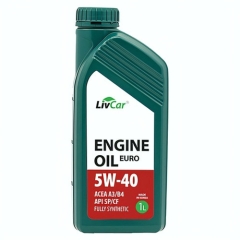 Моторное масло Livcar Engine Oil, 5W-40, 1 л, синтетика