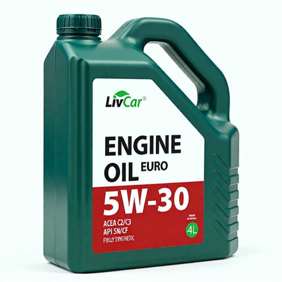 Моторное масло Livcar Engine Oil, 5W-30, 4 л, синтетика