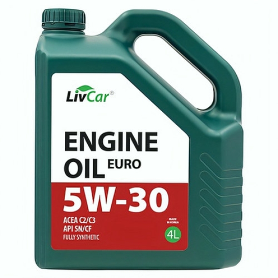 Моторное масло Livcar Engine Oil, 5W-30, 4 л, синтетика