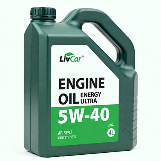 Моторное масло Livcar Energy Ultra, 5W-40, 4 л, синтетика