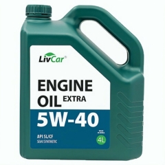 Моторное масло Livcar Engine Oil Extra, 5W-40, 4 л, полусинтетика