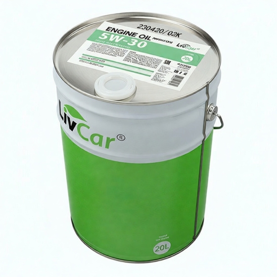 Моторное масло Livcar Engine Oil Energy Eco, 5W-30, 20 л, синтетика