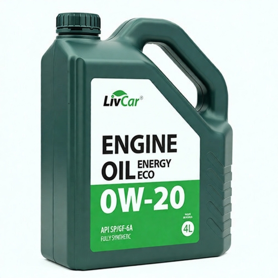 Моторное масло Livcar Energy Eco, 0W-20, 4 л, синтетика