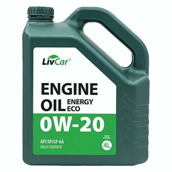 Моторное масло Livcar Energy Eco, 0W-20, 4 л, синтетика