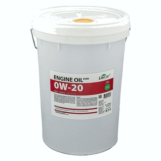 Моторное масло Livcar Engine Oil Energy Eco, 0W-20, 20 л, синтетика