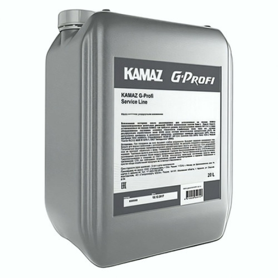 Моторное масло KAMAZ G-Profi Service Line 15W-40, 20 л, минеральное, API CF