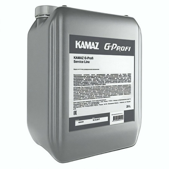 Моторное масло KAMAZ G-Profi Service Line 15W-40, 20 л, минеральное, API CI ACEA E7