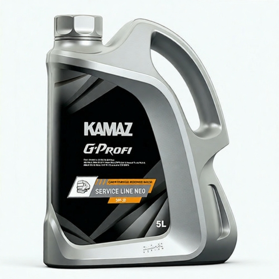 Моторное масло KAMAZ G-Profi Service Line, 15W-40, 5 л, минеральное