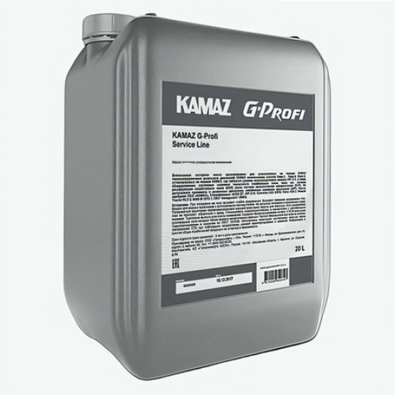 Трансмиссионное масло KAMAZ G-Profi Service Line, 80W-90, 20 л, минеральное