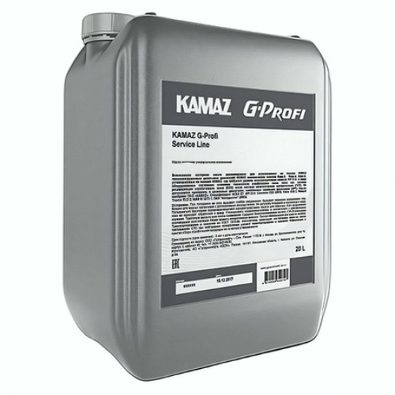 Трансмиссионное масло KAMAZ G-Profi Service Line, 75W-90, 20 л, синтетика