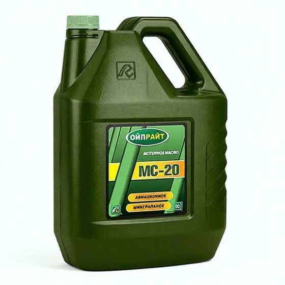 Авиационное масло Oil Right МС-20, 10W-40, 10 л, минеральное
