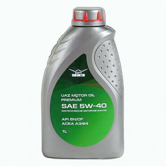 Моторное масло UAZ Motor Oil Premium, 5W-40, 4 л, синтетика