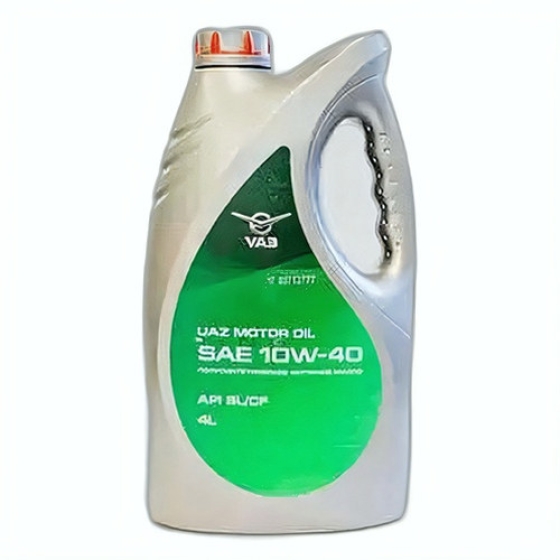 Моторное масло UAZ Motor Oil, 10W-40, 4 л, полусинтетика