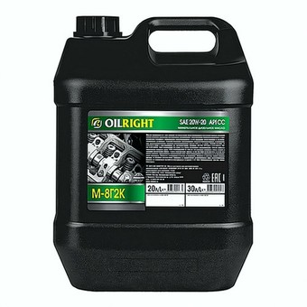 Грузовое масло OilRight М10Г2к, SAE 30, 20 л, минеральное
