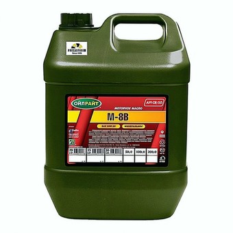 Грузовое масло OilRight М8В, SAE 20, 20 л, минеральное