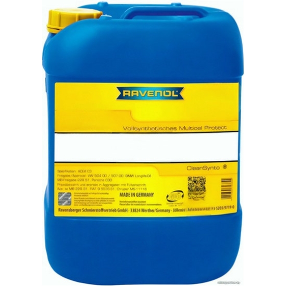 Моторное масло Ravenol SnowMobiles Teilsynth 2-Takt, 20 л, полусинтетика