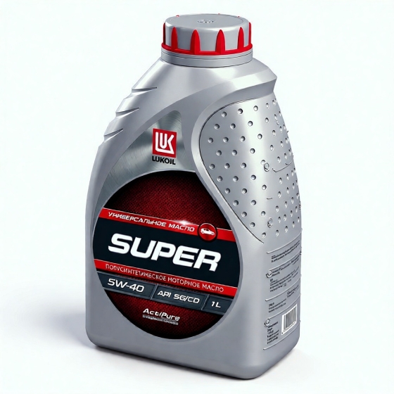 Моторное масло Лукойл Super, 5W-40, 20 л, полусинтетика